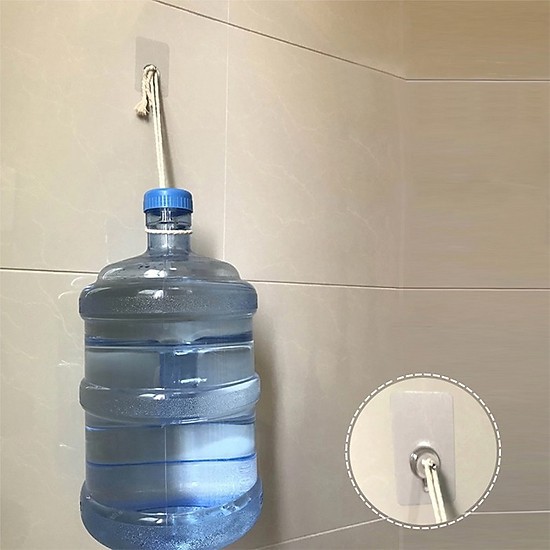 (SET 2) Miếng Dán Tường Ốc Vít cường lực giúp gắn giá kệ không cần khoan tường - Ảnh 3