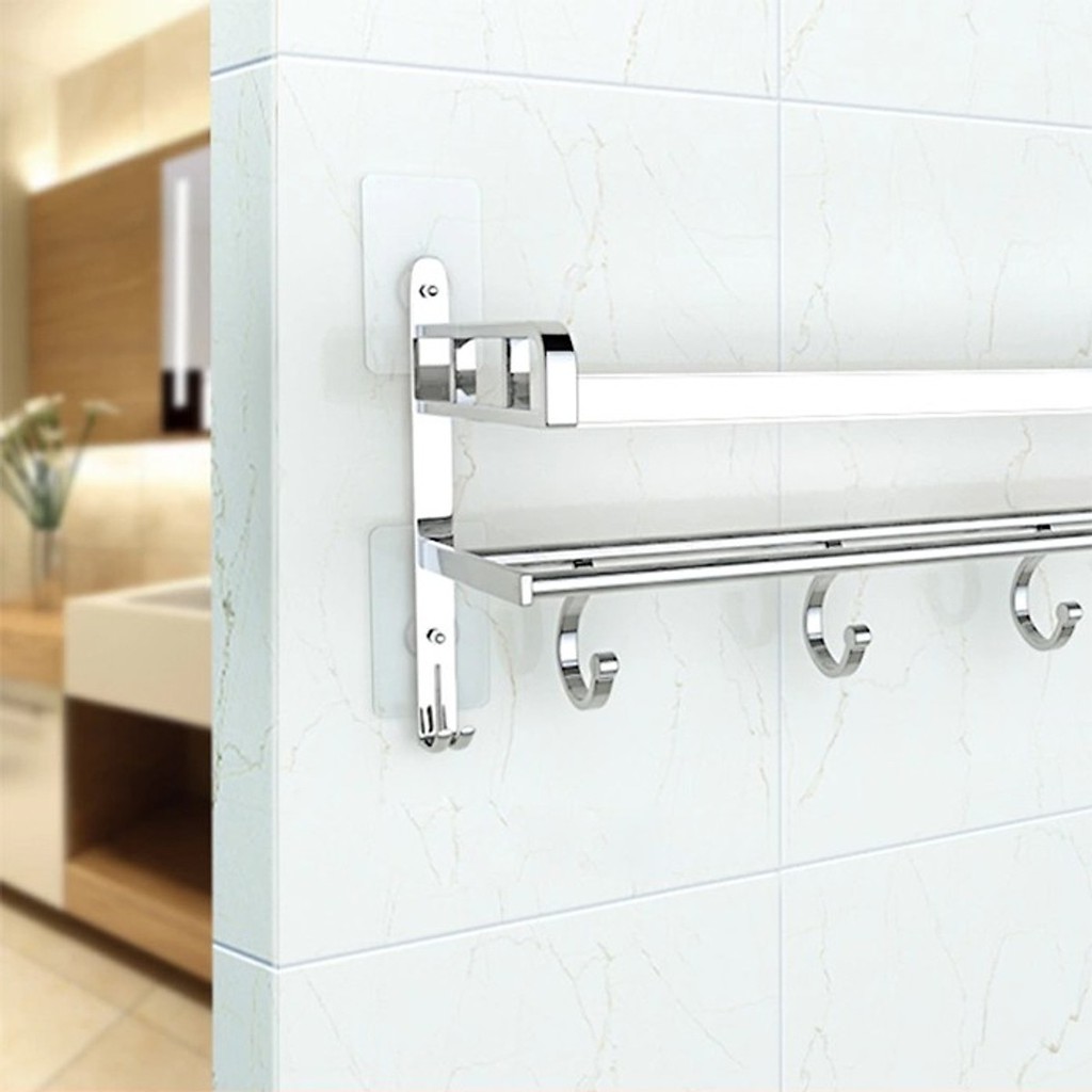 (SET 2) Miếng Dán Tường Ốc Vít cường lực giúp gắn giá kệ không cần khoan tường