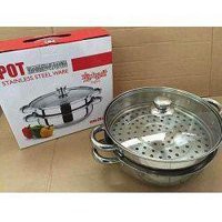 Nồi Hấp 2 Tầng Inox Kèm Xửng 28cm - Ảnh 4