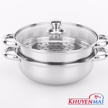 Nồi Hấp 2 Tầng Inox Kèm Xửng 28cm - Ảnh 3