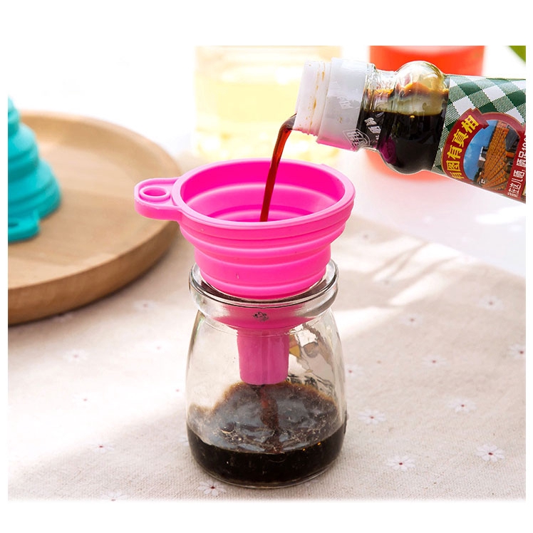 Phễu Gấp Gọn silicon - Dụng Cụ Chiêt Chất Lỏng - Ảnh 4