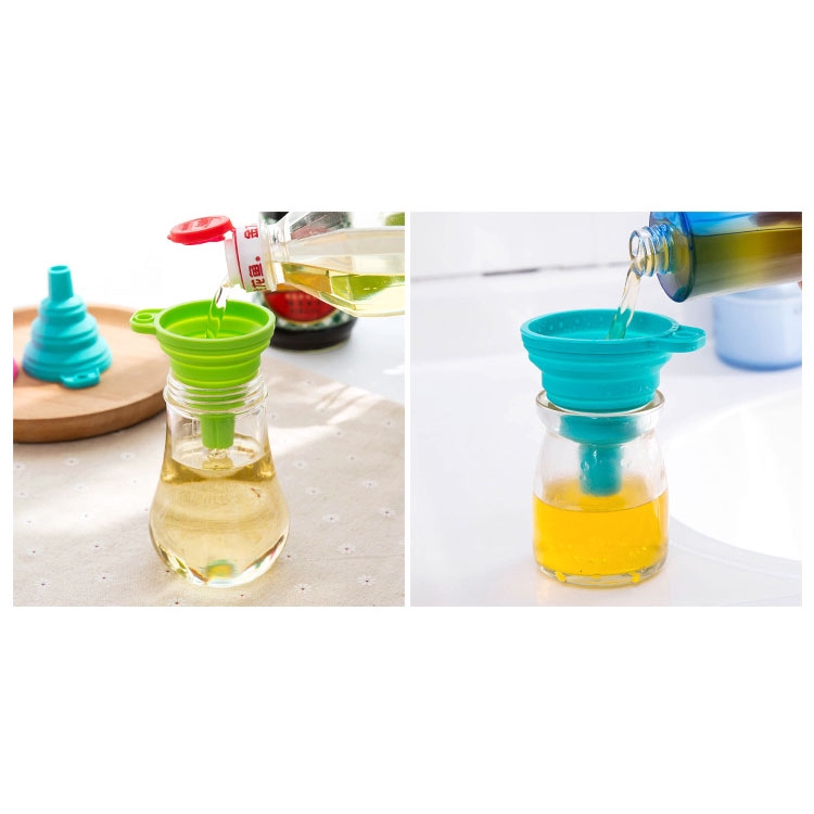 Phễu Gấp Gọn silicon - Dụng Cụ Chiêt Chất Lỏng - Ảnh 2