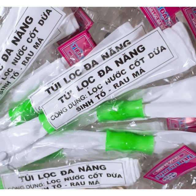 Túi lưới lọc vắt nước cốt dừa, rau củ cực nhanh - Ảnh 3