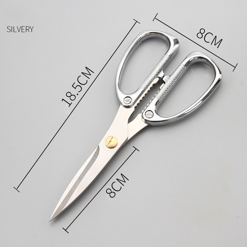 Kéo Cắt Gà Kéo Nhà Bếp siêu bền cực bén số 1 thị trường - Kéo thép mạ vàng/bạc - Ảnh 6