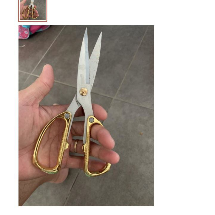 Kéo Cắt Gà Kéo Nhà Bếp siêu bền cực bén số 1 thị trường - Kéo thép mạ vàng/bạc - Ảnh 4