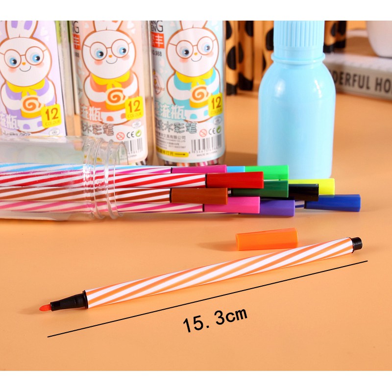 Hộp 12 Cây bút màu tiện lợi - Ảnh 3