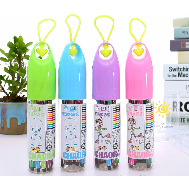 Hộp 12 Cây bút màu tiện lợi - Ảnh 2