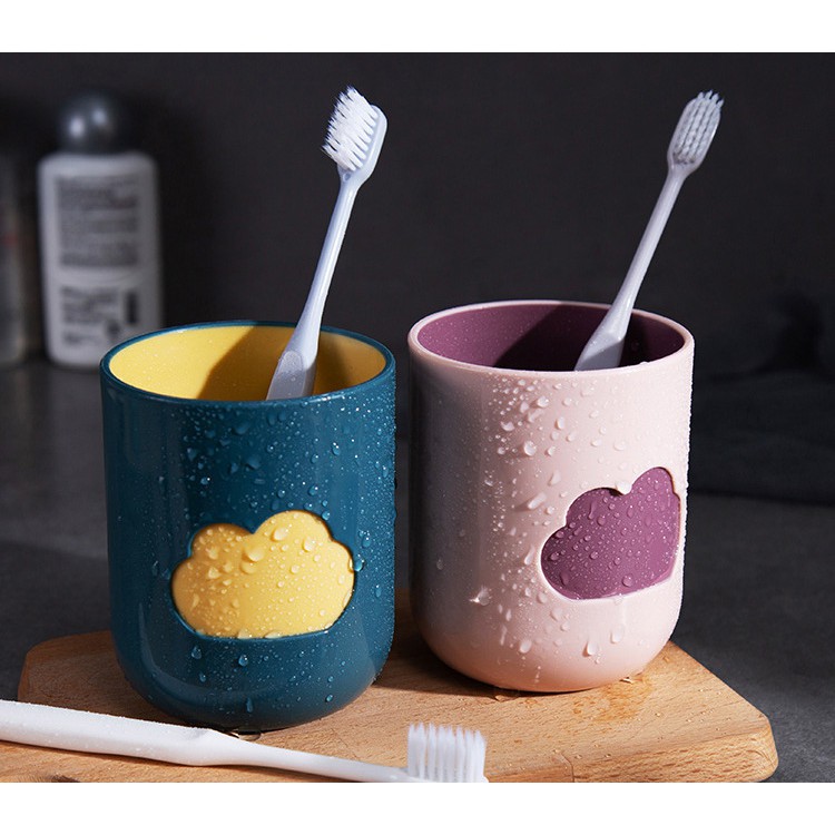 Cốc Uống Nước đựng bàn chải hình Đám Mây -C2 - Ảnh 6