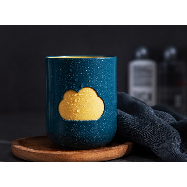 Cốc Uống Nước đựng bàn chải hình Đám Mây -C2 - Ảnh 5