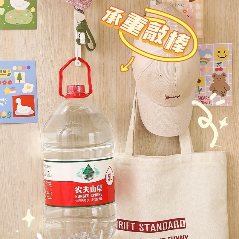 Thanh 5 móc treo nhà bếp, móc treo đồ gắn tủ tiết kiệm không gian -T5 - Ảnh 6