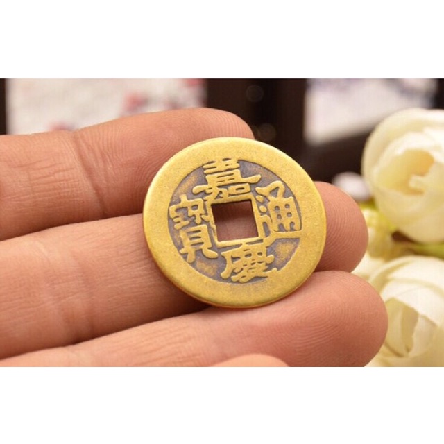 ĐỒNG XU tài lộc may mắn theo phong thủy trang trí - Ảnh 4