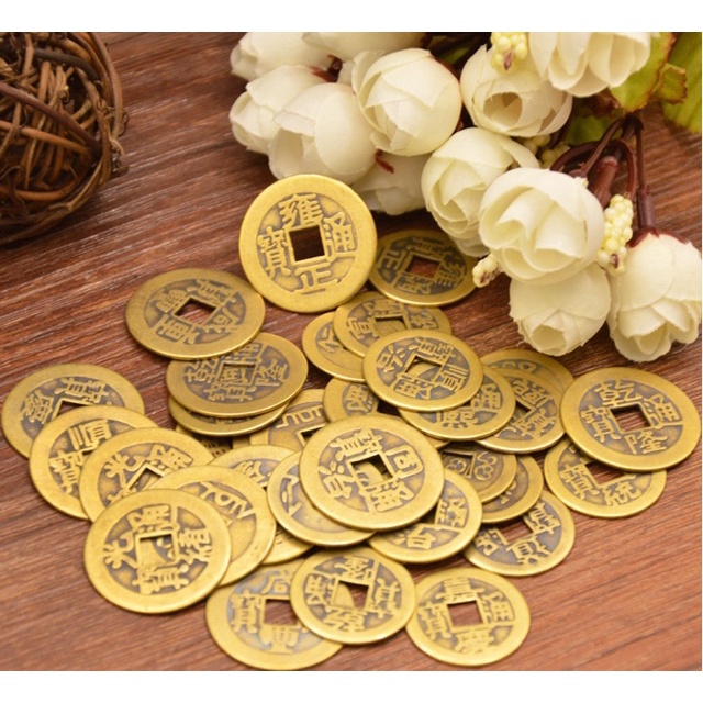 ĐỒNG XU tài lộc may mắn theo phong thủy trang trí - Ảnh 3