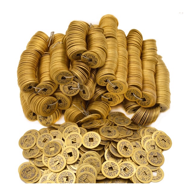 ĐỒNG XU tài lộc may mắn theo phong thủy trang trí - Ảnh 2